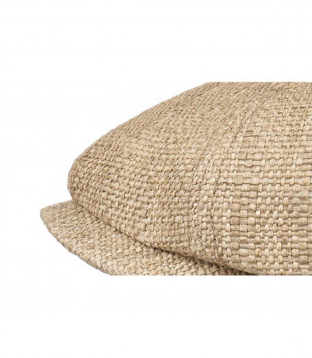 Stetson straw newsboy cap